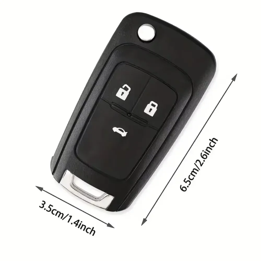 Car Key Shell Vehicle Folding Car Flip Remote Control Key Replacement Remote Control Key Shell For Chevrolet Buick