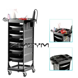 Carrelli da barbiere portatili a 6 strati carrello Organizer per salone di bellezza con ruote carrello portautensili per parrucchieri