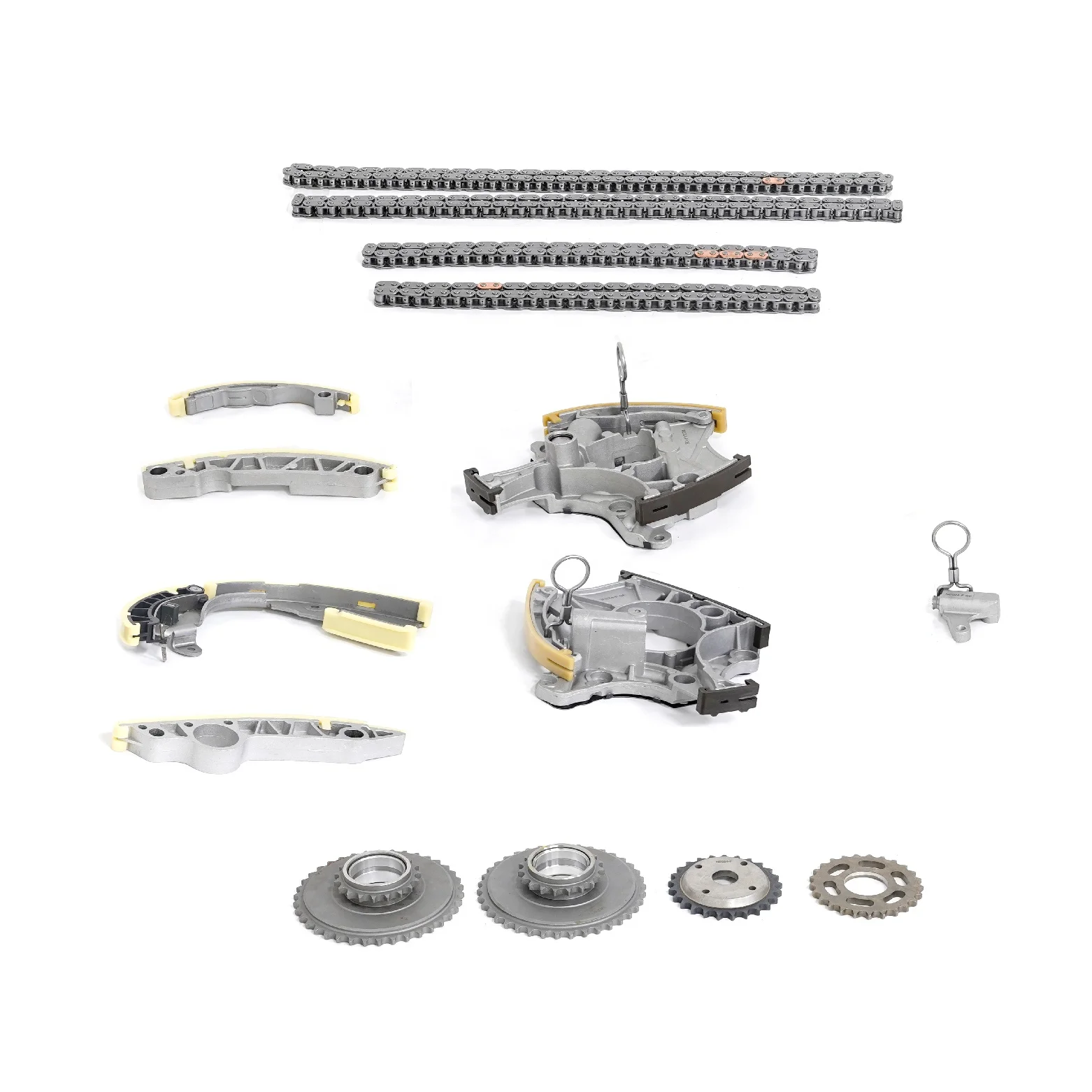 

In Stock Auto Engine Car Spare Timing Chain Kit FULL SET High Quality 2.4 BDW/BAS TFSI Timing Kit for A udi A6 C6