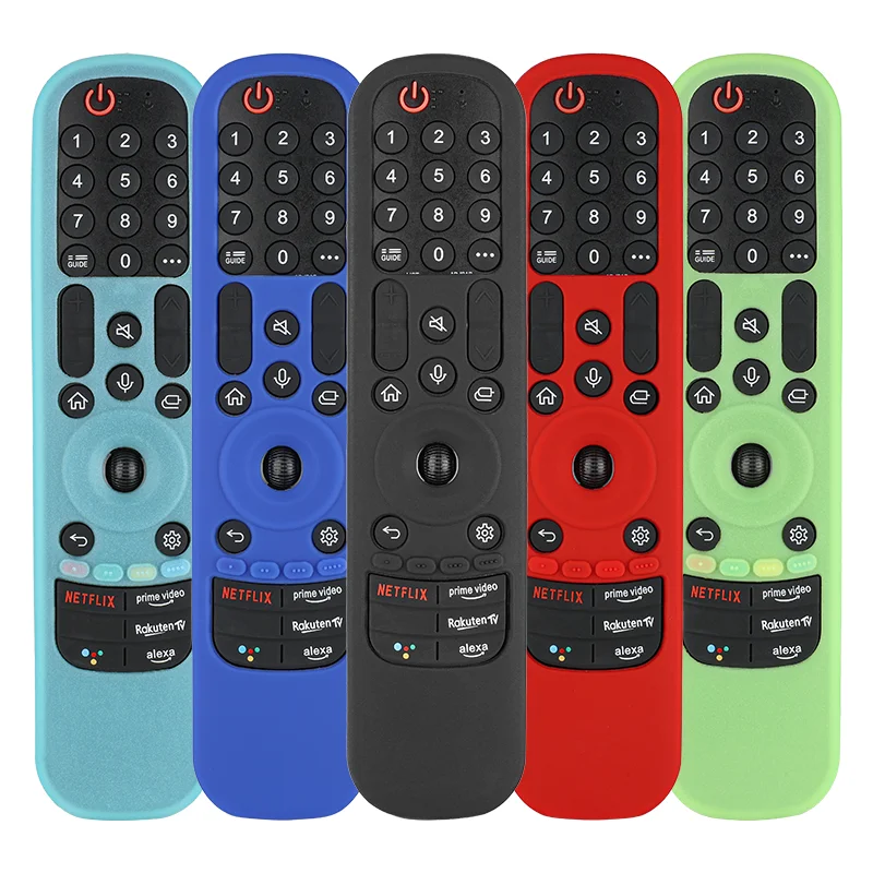 Silicone Remote Control Case Compatible With LG MR24GA/MR21GA/MR22GN/MR23GA Magice TV Remote Shockproof Protective Shell Cover W