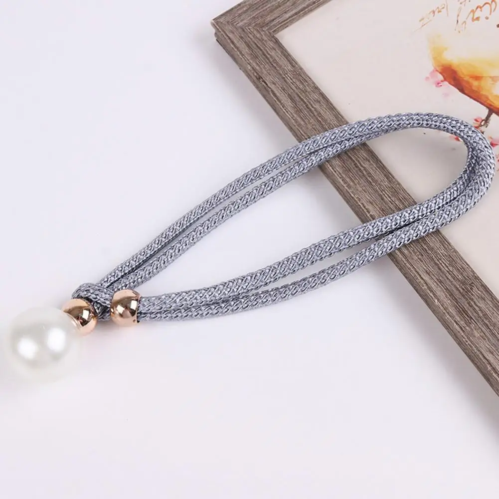 Quick-install Curtain Clips 2pcs Curtain Tiebacks Decorative Holdbacks with Imitation Pearl Accents No Tools Needed Easy