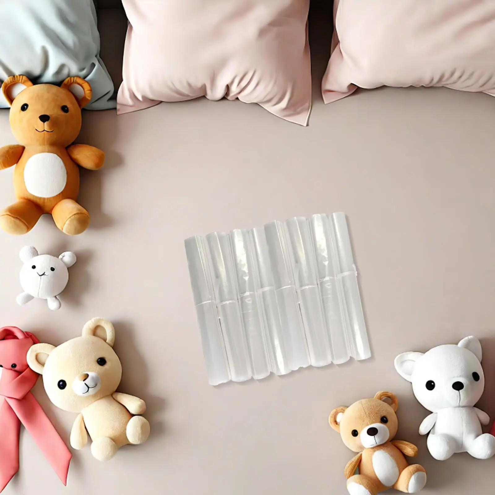 

60Pcs Clear Lightweight Dust Proof Garment Cover Plastic Clothes Bag for Dry Cleaning Shop Home Storage Coats Suits Protection