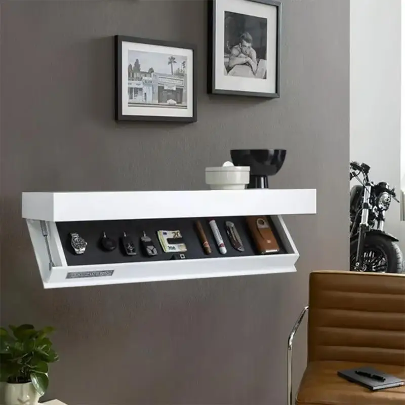 Magicflap Designer Shelf With Secret Compartment Concealed Floating Shelf Wall-Mounted Storage Solution HiddenFurniture