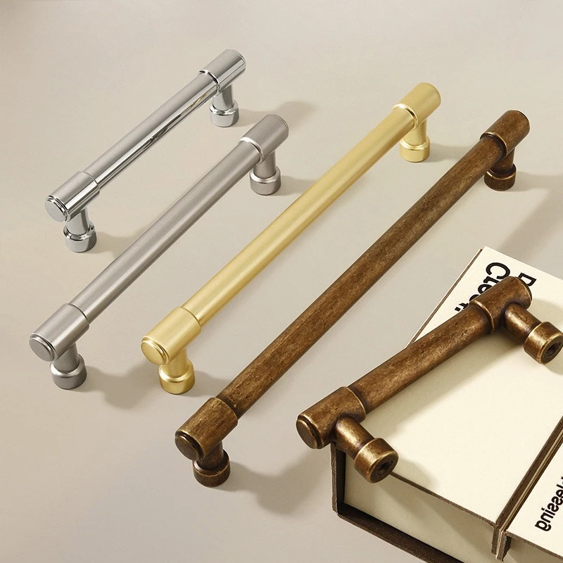 

Zinc Alloy Handles for Furniture Heavy Bedroom Wardrobe Dresser Drawer Handles Hardware Fitting Kitchen Cabinet Drawer Handles