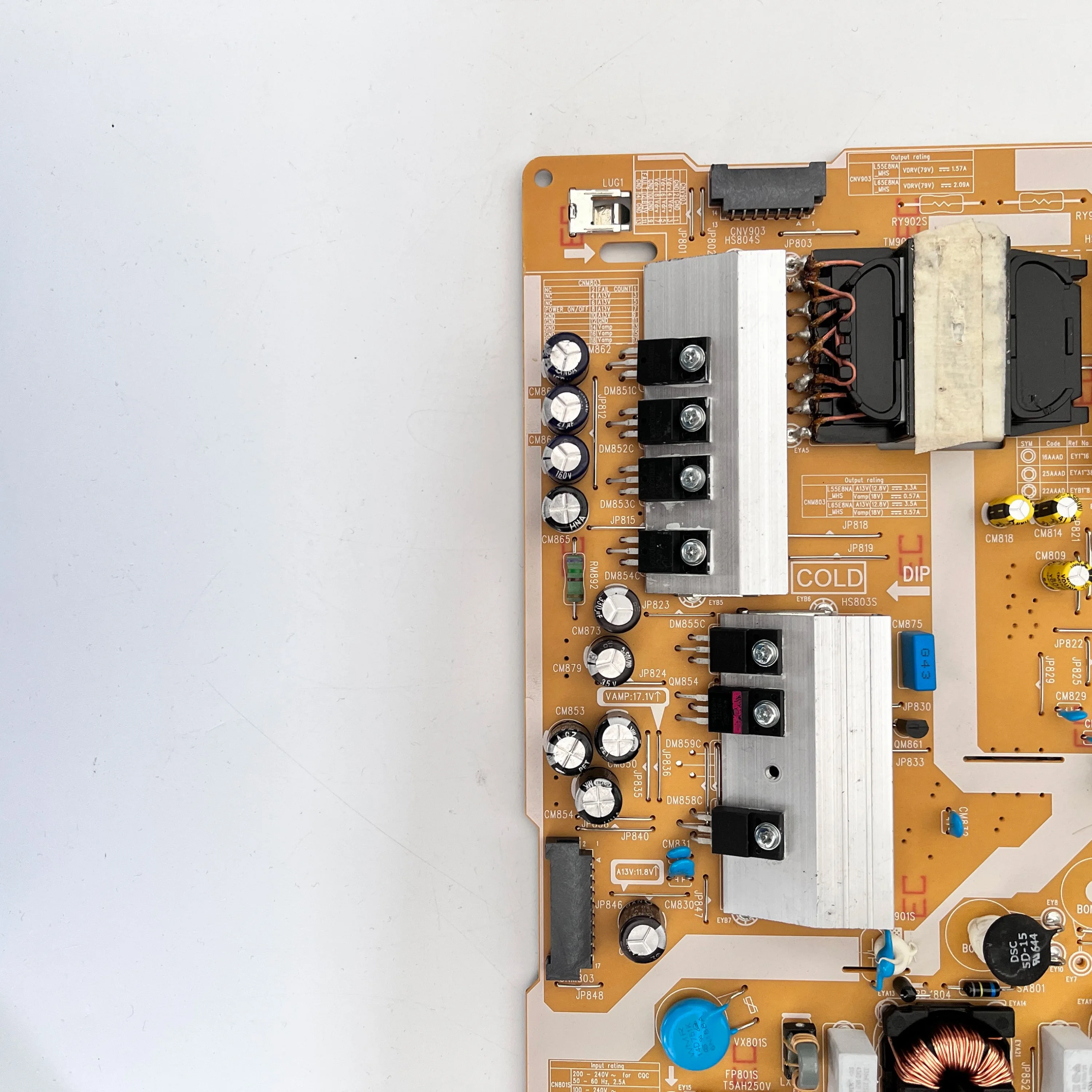 Authentic Original TV Power Board L55E8NA_ MHS BN44-00900A is Suitable for LCD TV Models QN55Q7CDMFXZA QE5518CAMT TV Accessories