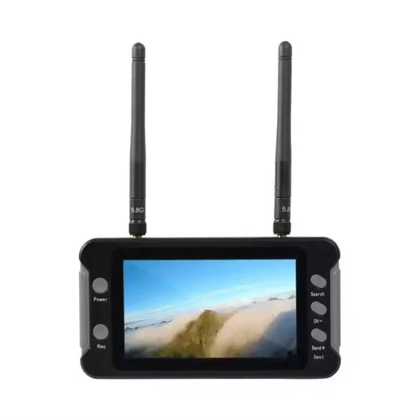 

5,8G FPV-монитор с DVR 40CH 4,3-дюймовый ЖК-экран 800*480 Дисплей 16:9 NTSC/PAL Автоматический поиск Запись видео RC FPV Дрон