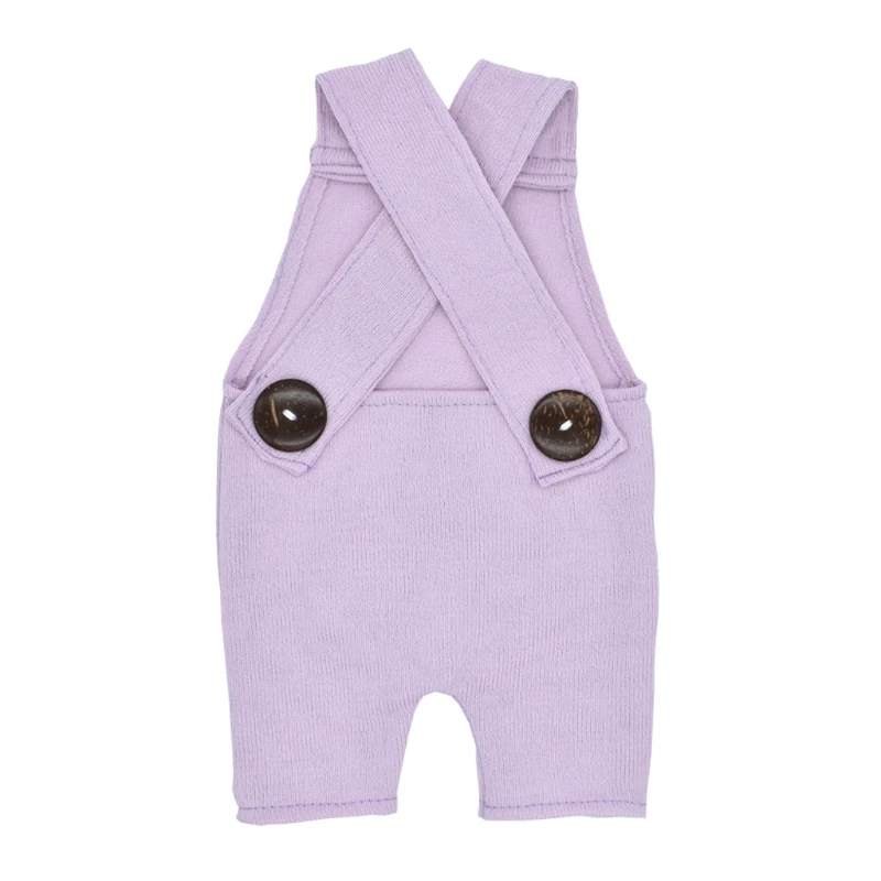 Newborn Costume Infant Clothes Romper Outfit with Buttons Picture Props Fashion Overalls Newborn Boys Girls