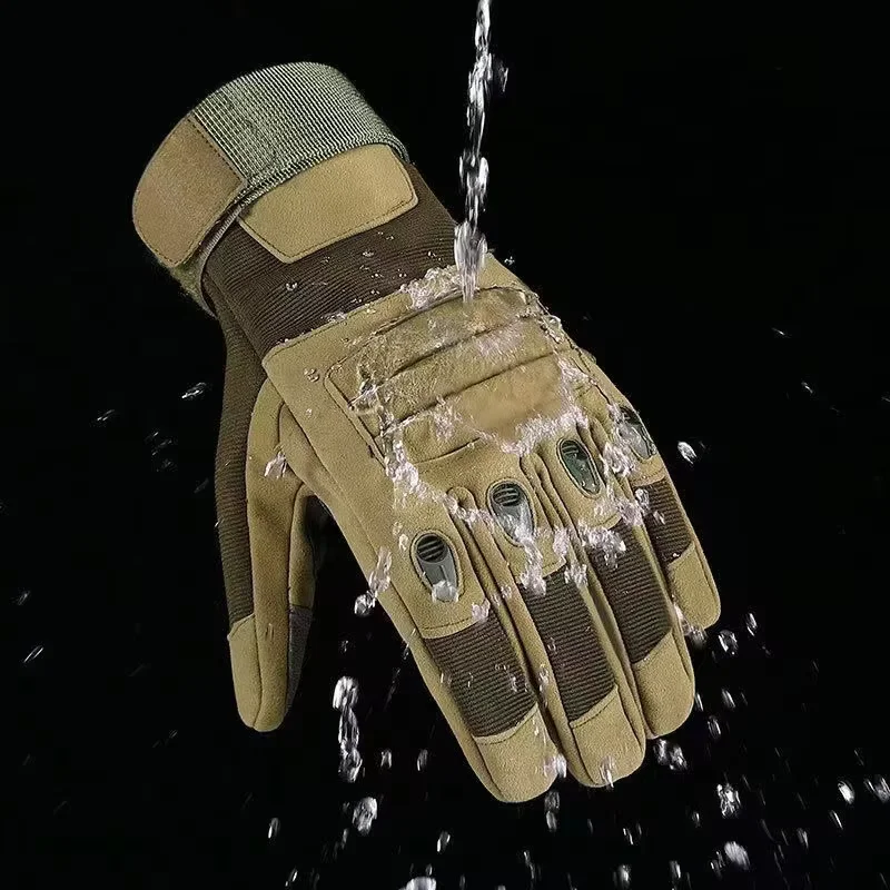 ถุงมือยุทธวิธีแบบเต็มนิ้ว ระบา - Outdoor Hunting Gloves บทวิจารณ์และราคา