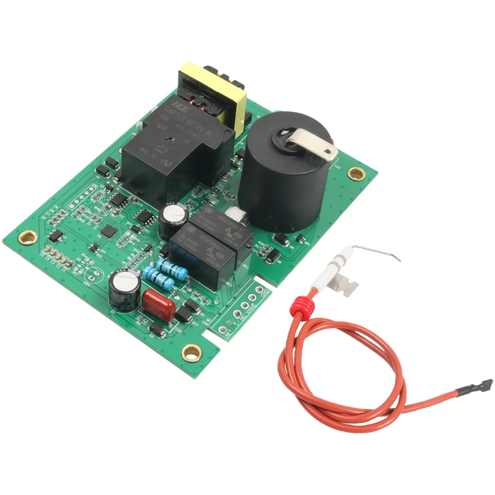 Green Abs 10.75*8.2*3.65cm RV Stove Ignition Control Module Board With Electrode Kit 12V DC For Camper Car Accessories