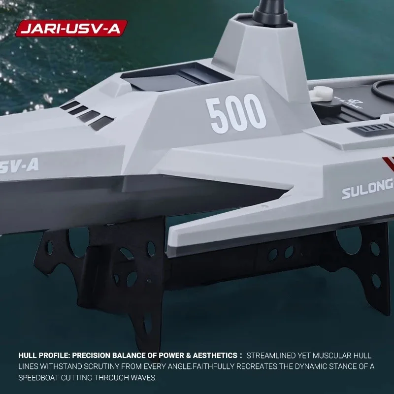 Nuovo giocattolo estivo per barche telecomandate Barca veloce Killer Whale Nave senza pilota Giocattoli elettrici ad alta velocità per bambini