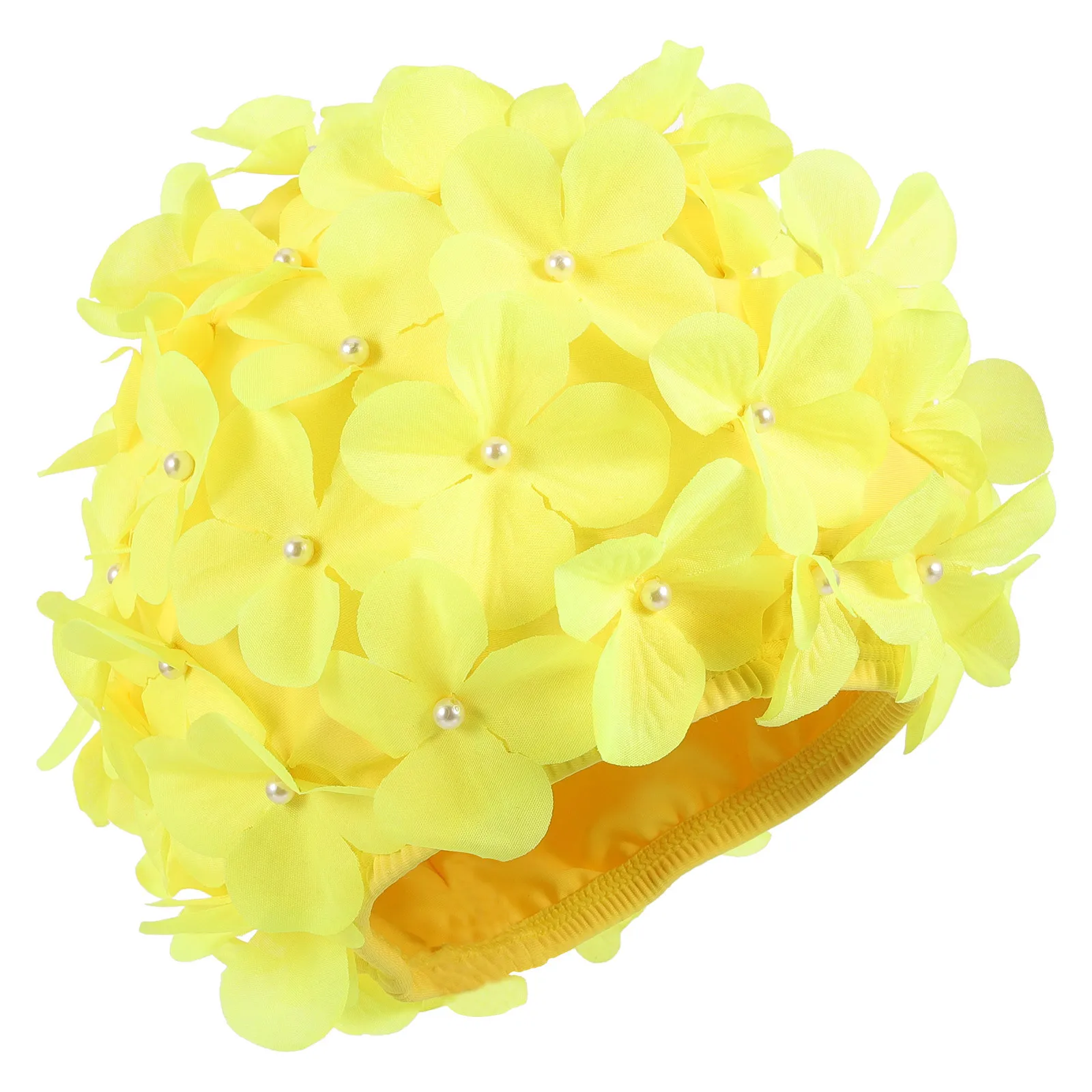 

Floral Swim Cap Women Swimming Hat Reusable Wear-Resistant Bathing Cap for Swimming Spa Hair Protection Swim Caps