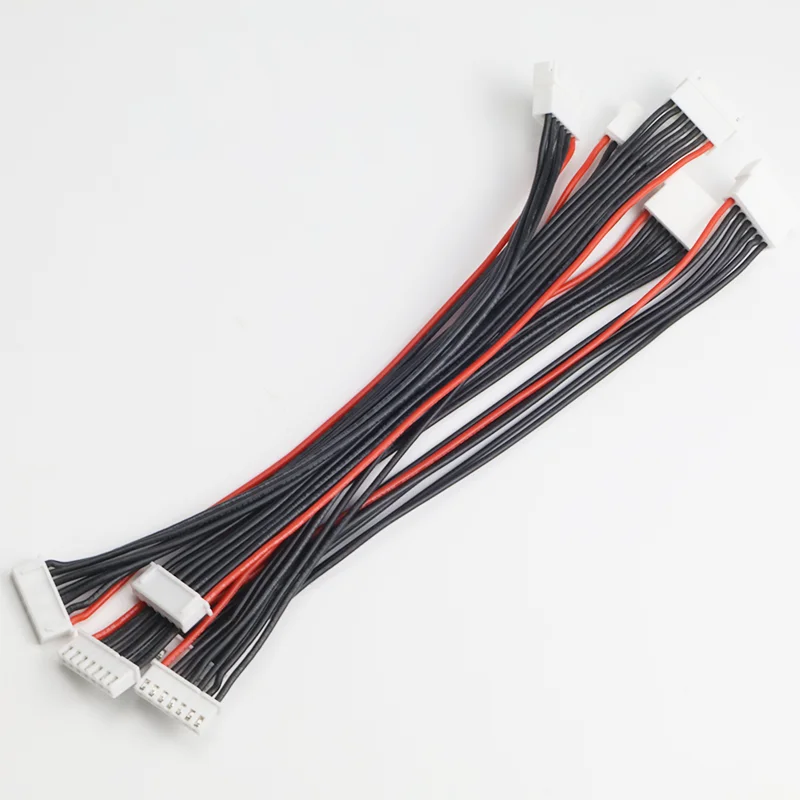 10 قطعة JST-XH 20 سنتيمتر 1S/2S/3S/4S/5S/6S/7S/8S 22AWG يبو سلك التوازن تمديد مشحونة كابل الرصاص الحبل ل RC يبو شاحن بطارية