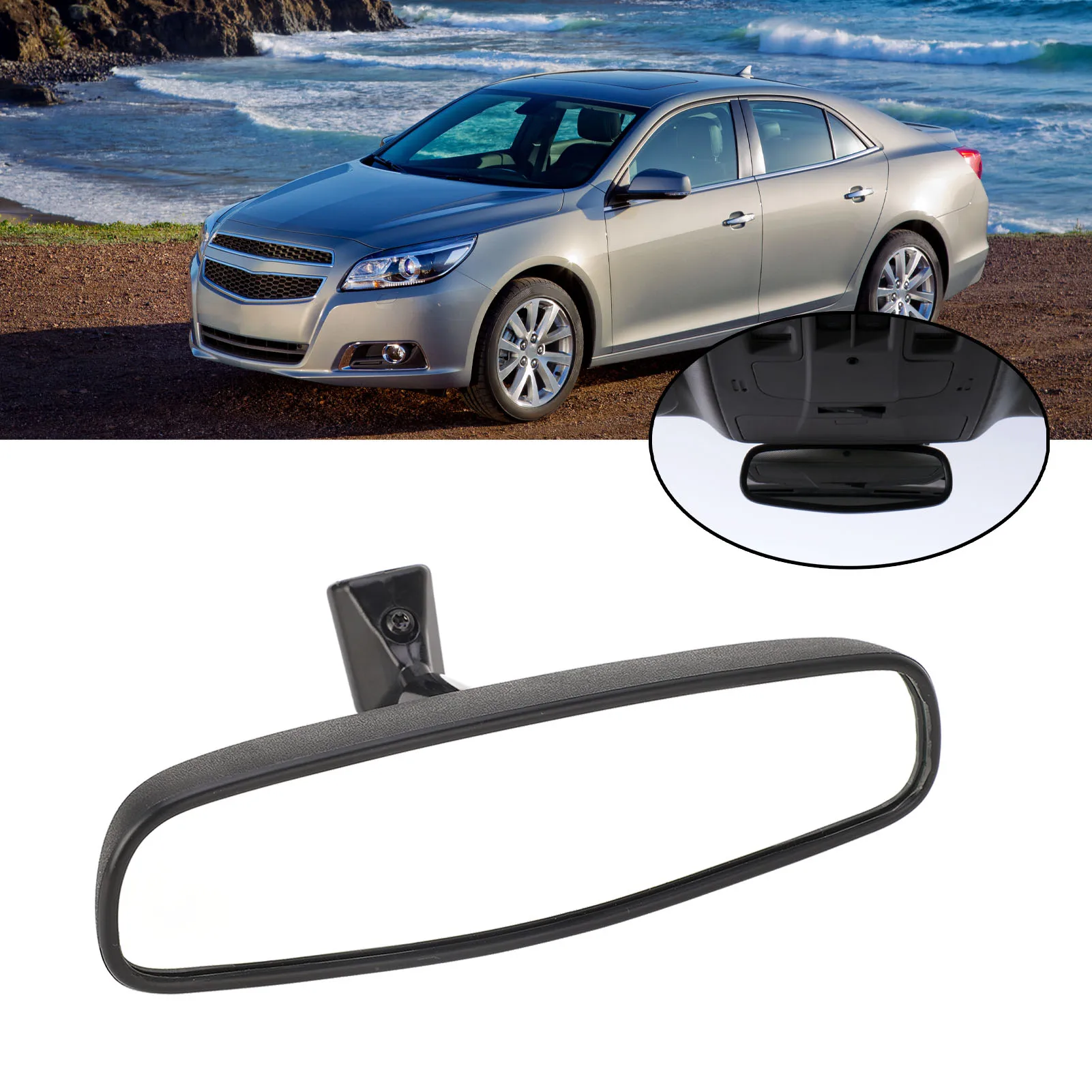 Car Interior Rear View Mirror 13585947 for Blazer Bolt Cruze Impala Malibu Sonic Spark Traverse Trax Volt