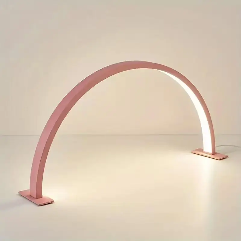 New Moon Nail Work Lamp - Schoonheidswerk Bureaulamp, Driekleurige USB-voeding - Zwart/Wit/Roze, Geschikt voor Nail Art, Wimper