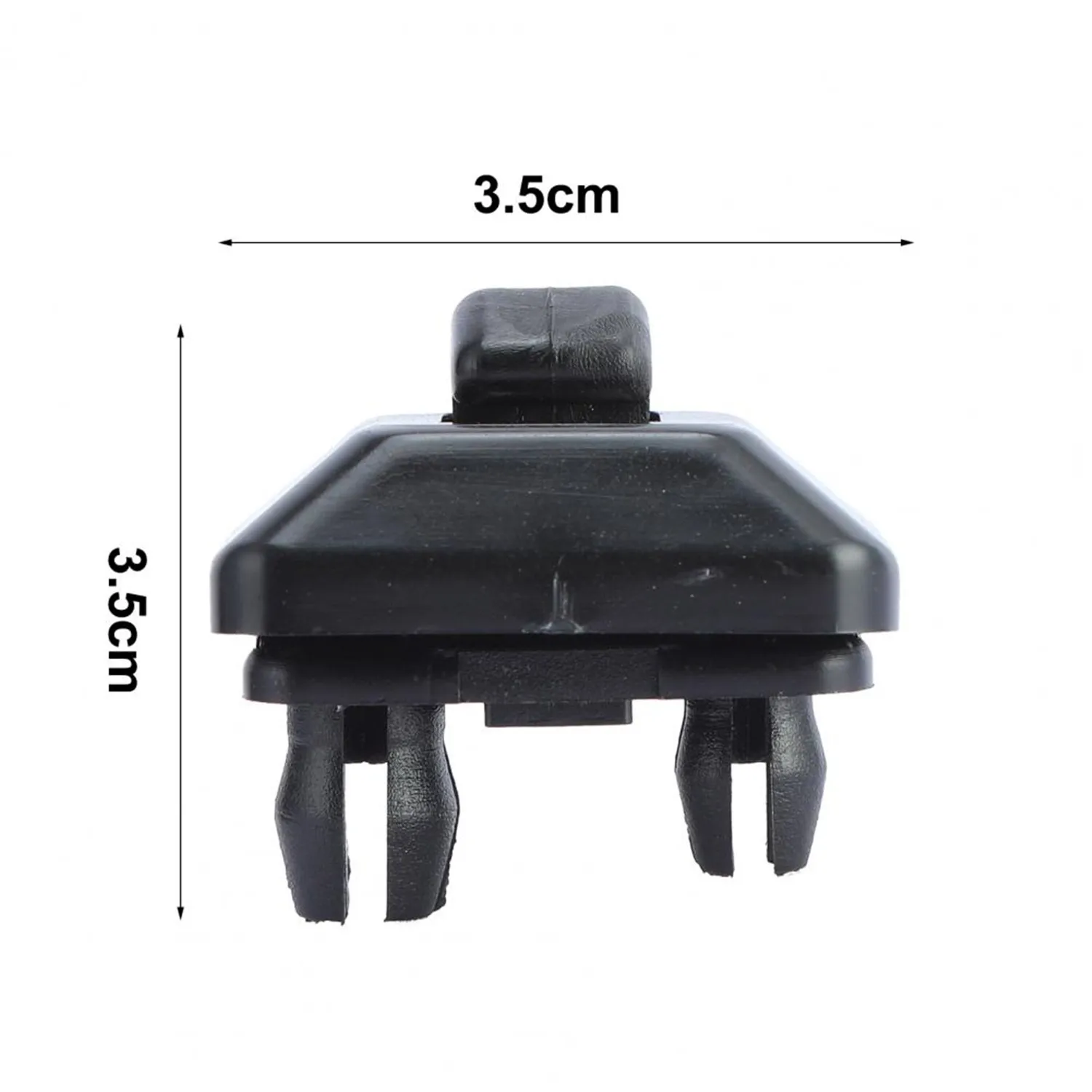 2pc Sun Visor Clip Holder Hanger 8U0857562A 4PK for Audi A3 A4 A5 Q2 Q3 Q5 TT RS3 RS4 Inner Sunshade Hook Cilps Black