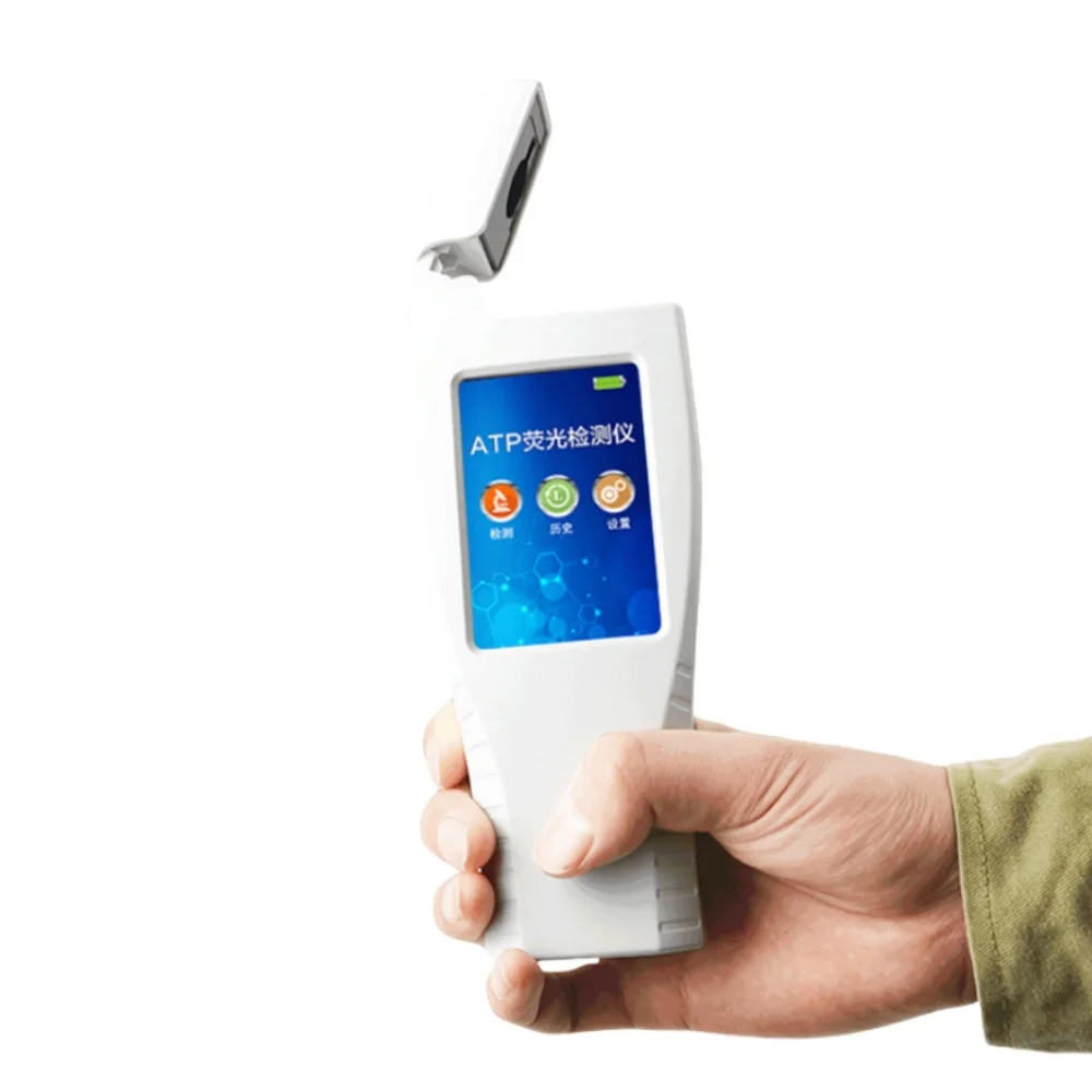 Industrial Water Quality ATP fluore scence Detector with LCD Display Lithium Battery ABS Material for Bacteria & Germ Detection