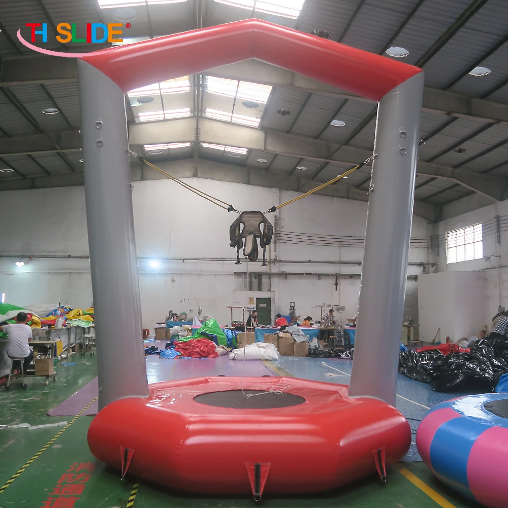 3m diameter 5m high airtight customized bungee game Inflatable bungee Trampoline for sale