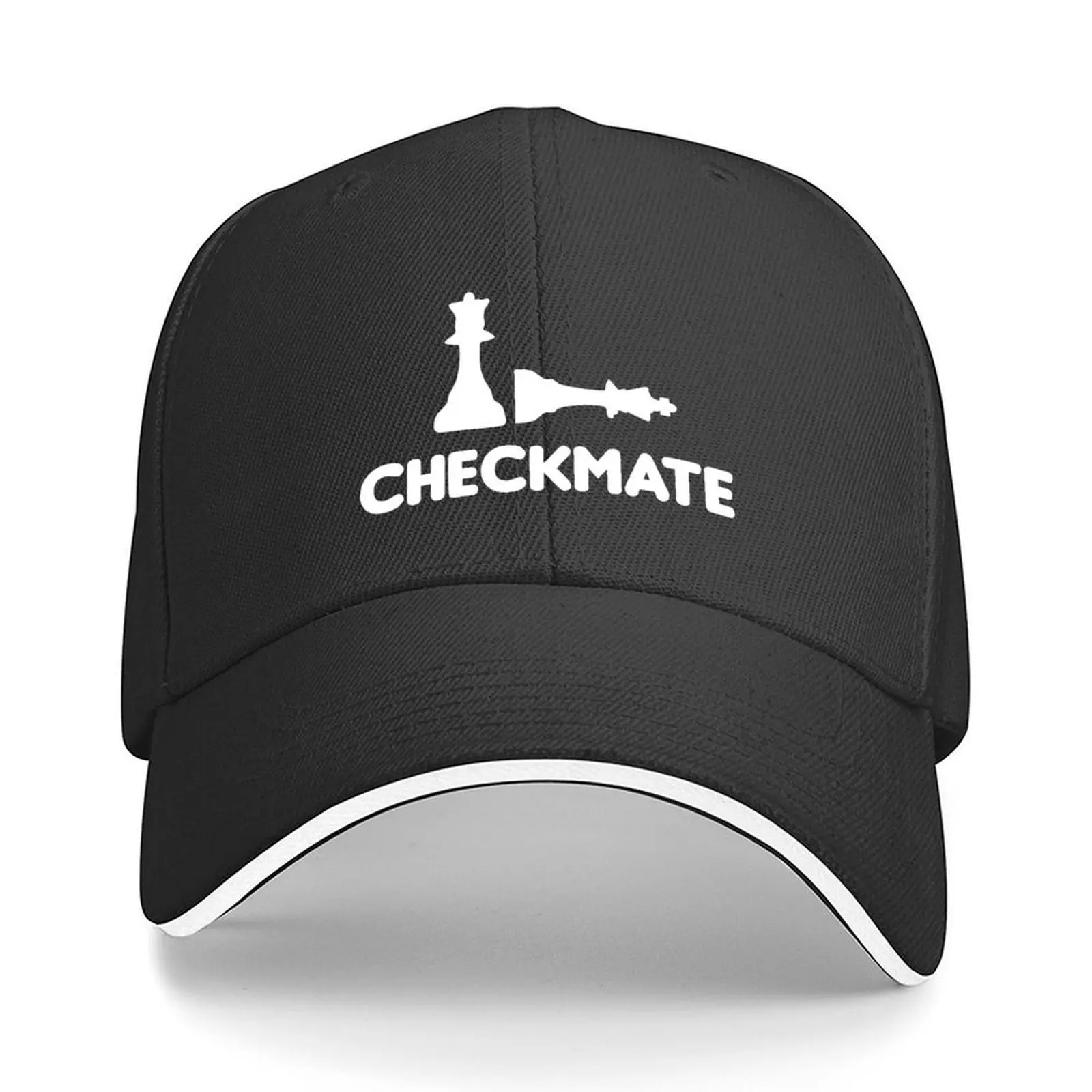 

Checkmate chess Baseball Cap luxury caps Brand Man cap custom caps tea Hat Female Men's