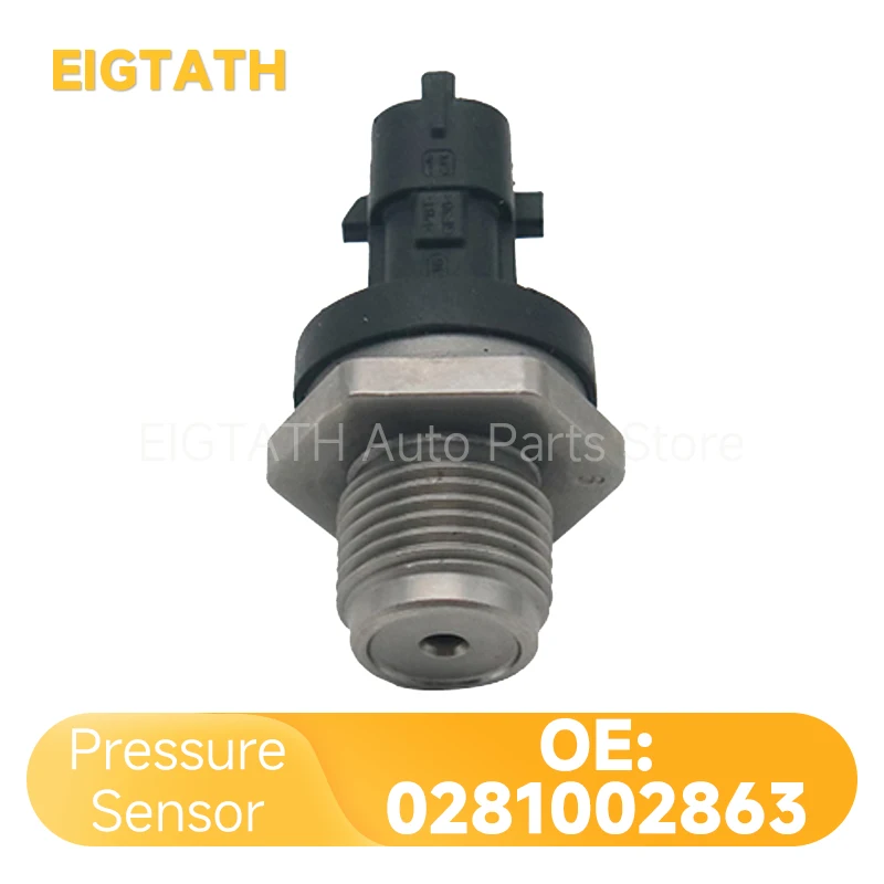 

0281002863 Датчик давления топливной рампы для Alfa Romeo Suzuki Swift Ford Ka Lancia Volvo Opel 98006101 314014A400 97727942 87727942