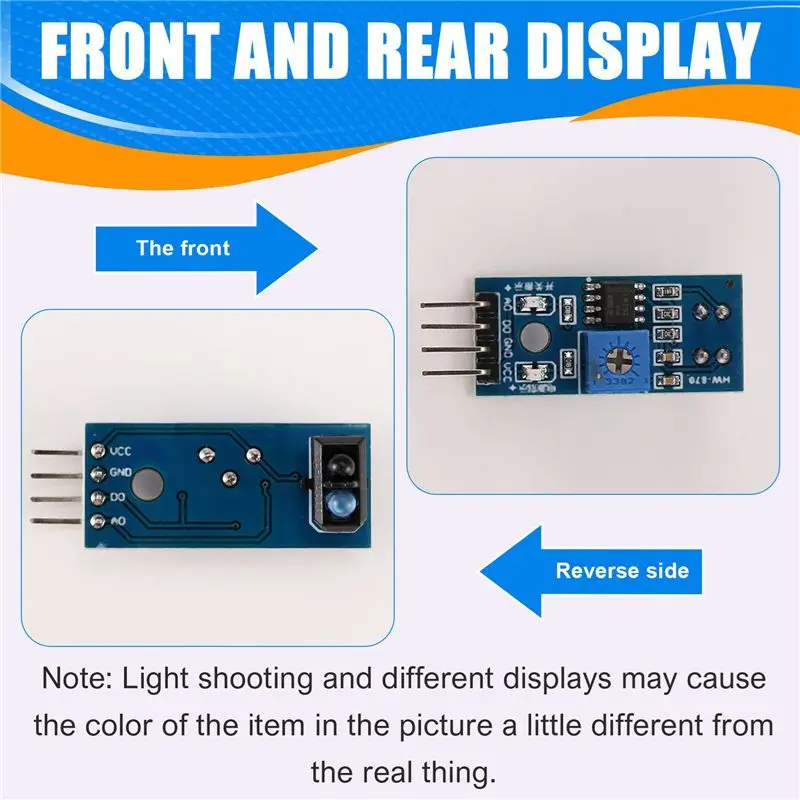 ABZZ-16Pcs TCRT5000 Infrared Reflective Sensor IR Photoelectric Switch Barrier Line Track Module For Arduino Smart Car Robot