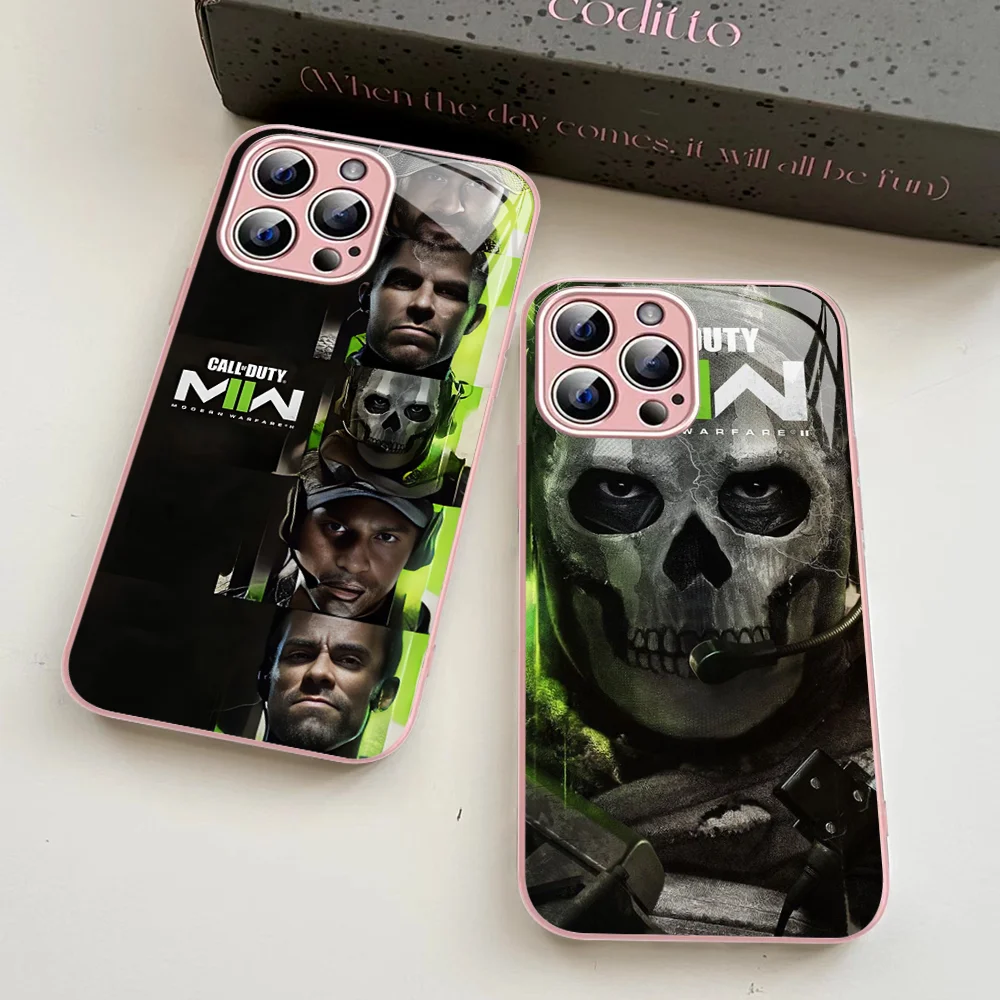 

Game Call of Duty Modern w-WarfareS 2 Mousepad For iPhone 14 13 12 Mini 11 Pro XS Max X XR 14 Plus Tempered Glass Cover