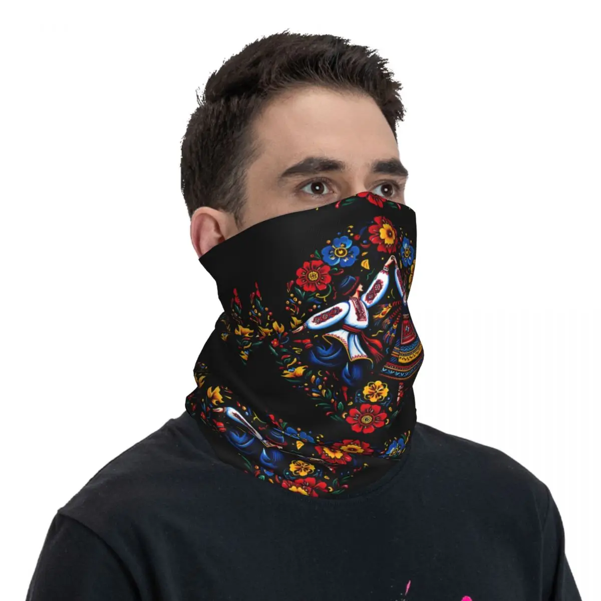 Cachecol fino do envoltório para a dança, Bandana, Gaiter do pescoço, tampa da cara, Headband russo