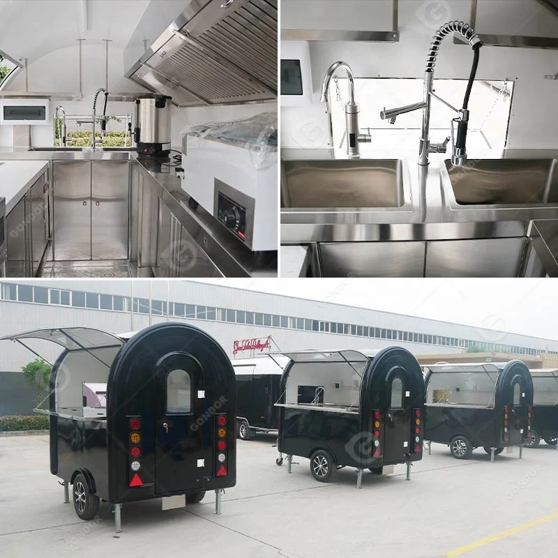Coffee Ice Cream Van Food Car Mobile Cafe Snack Bar Beer Truck Drink Beverage Trailer Juice Stall Cart
