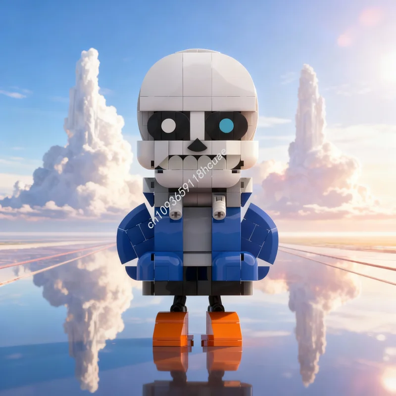 

332 детали MOC Undertale Sans: Конструктор для сборки, развивающая игрушка, идея для подарка на Рождество