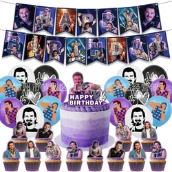 Morgan Wallen Birthday Decoration Singer Party Supplies Includes Latex Balloons Banners Cupcake Toppers for Pop Music Fans