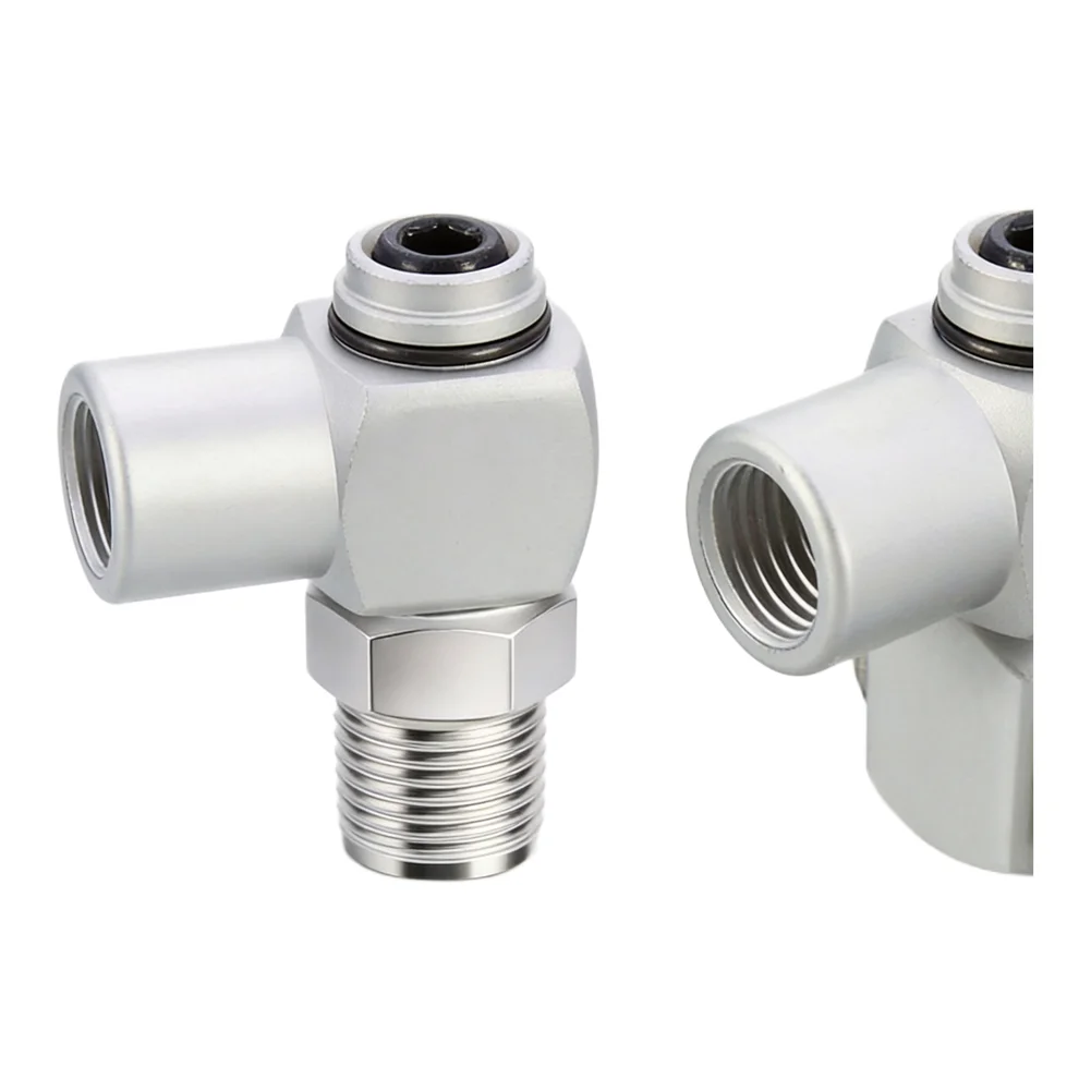 1 4-Inch Male NPT X 1 4-Inch Female NPT 360 Degree Swivel Connector Maximum Pressure 150psi Minimizes Hose Kinking