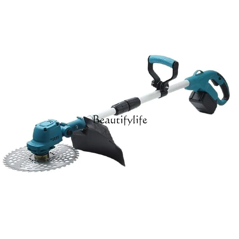 

Brushless small household lawn mower rechargeable lawn mower multi-functional lawn mower artifact