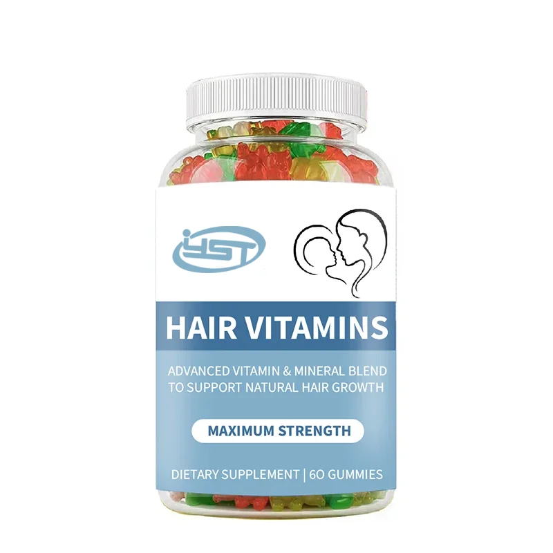 

Postpartum hair loss vitamins - Passion fruit gummies containing biotin, collagen, and folate