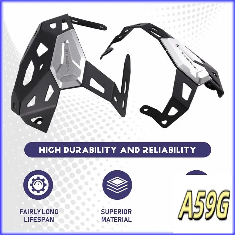 

G9-Motorcycle Cylinder Head Guards Cylinder Head Guards For BMW R1300GS Engine Protection For BMW R1300GS Black+Silver