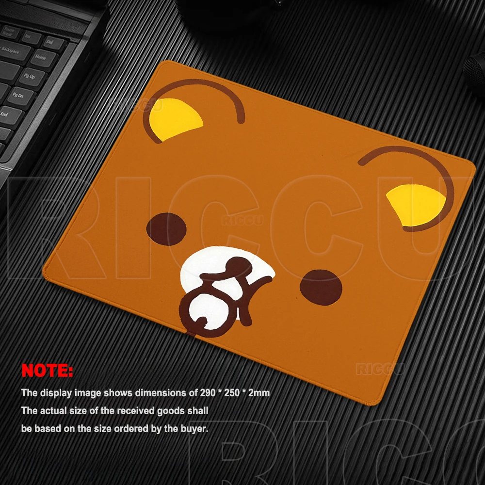 Lovely R-Rilakkuma Mouse Pad Rubber Gaming Mousepad Gamer Stitching Dining Table Desk Mat PC Computer Keyboard Mat Kawaii Carpet