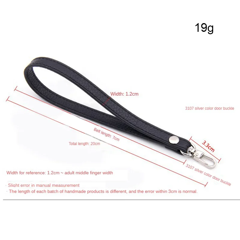 Fashion Women Replacement Wrist Bag Strap Purse Bag Portable Leather Clutch Bag Strap Bag Handles Handbag Wallet Bag Accessories