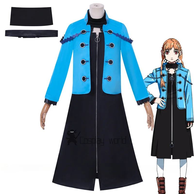 أنيمي عذراء الشرير Ubu Shinsui تأثيري حلي معطف القوس أغطية الرأس الجوارب الدعائم مجموعة كاملة الزي موحدة للنساء الفتيات الرجال كرنفال #2