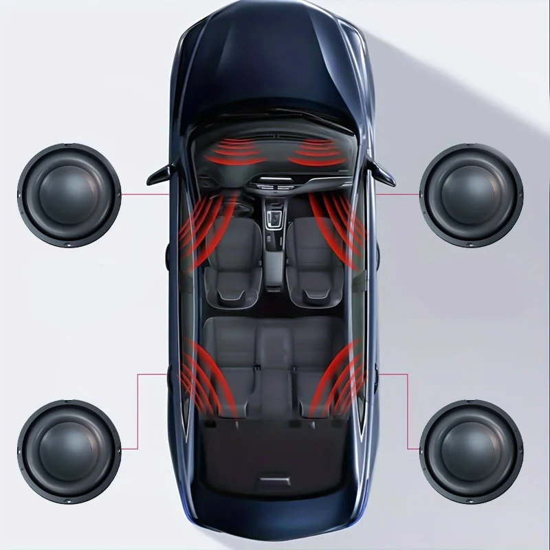 1 шт. 6,5 "автомобильный сабвуфер 200 Вт аудиодинамик 4 Ом автомобильный компонент стерео модификация для обновления системы автомобильного и домашнего кинотеатра