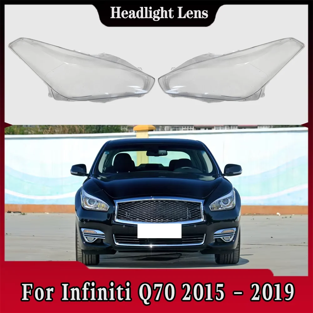 

Lamp Cover Headlamp Shell Transparent Lampshade Headlight Shade Lens Plexiglass For Infiniti Q70 2015 2016 2017 2018 2019