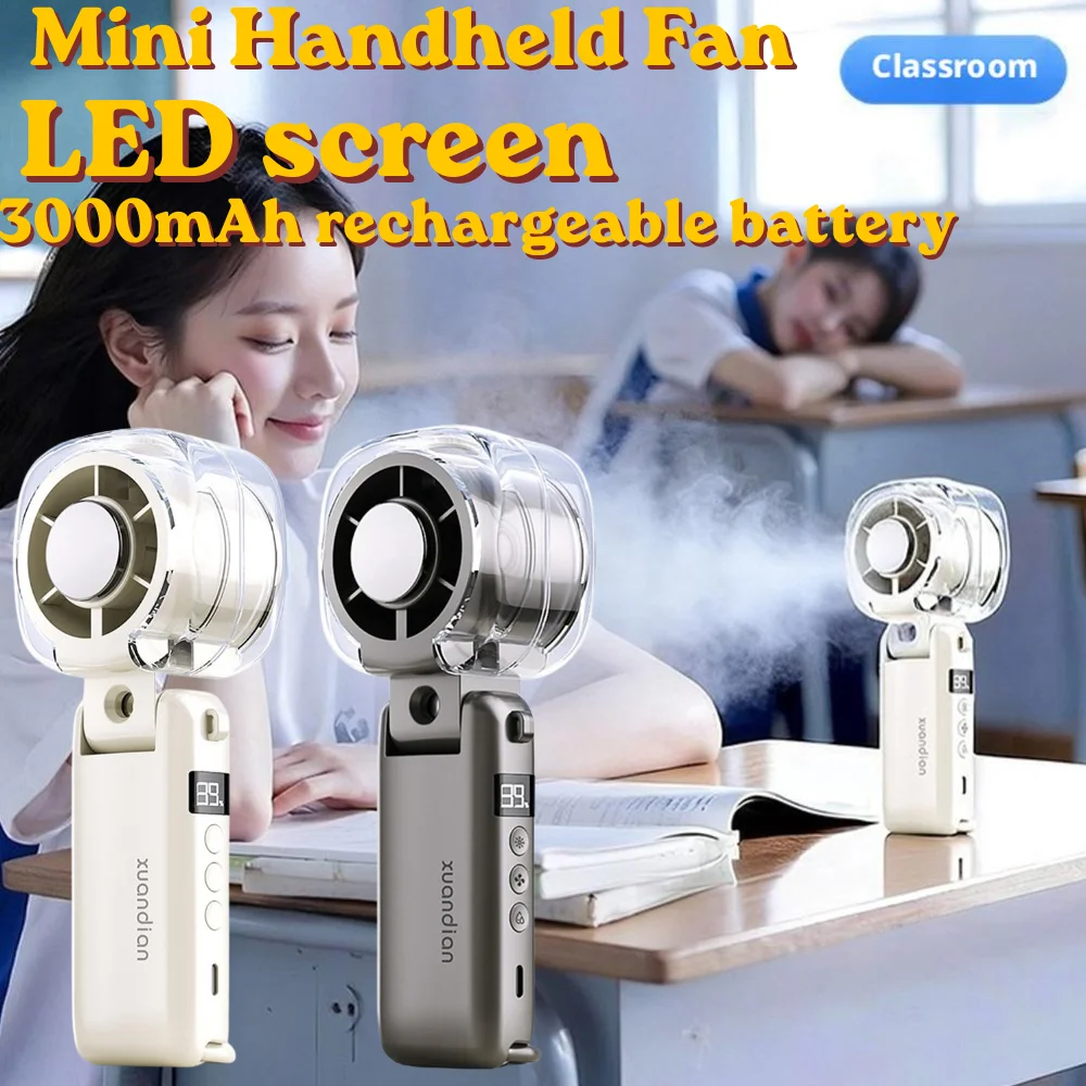 Mini ventilador portátil com r - Hair Care Spray avaliação e preço