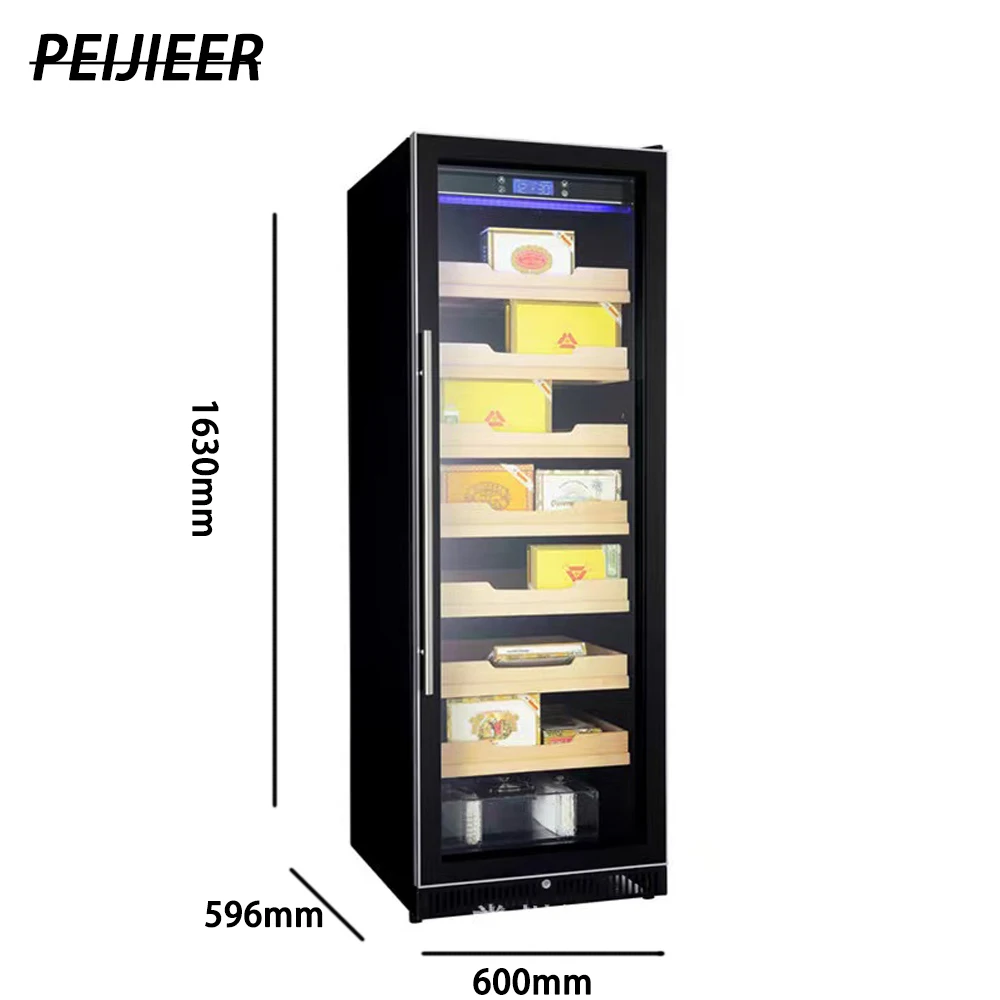 Cigar Humidor No Frost Cooler Large Capacity Cigar Refrigerator Electric Cigar Humidors
