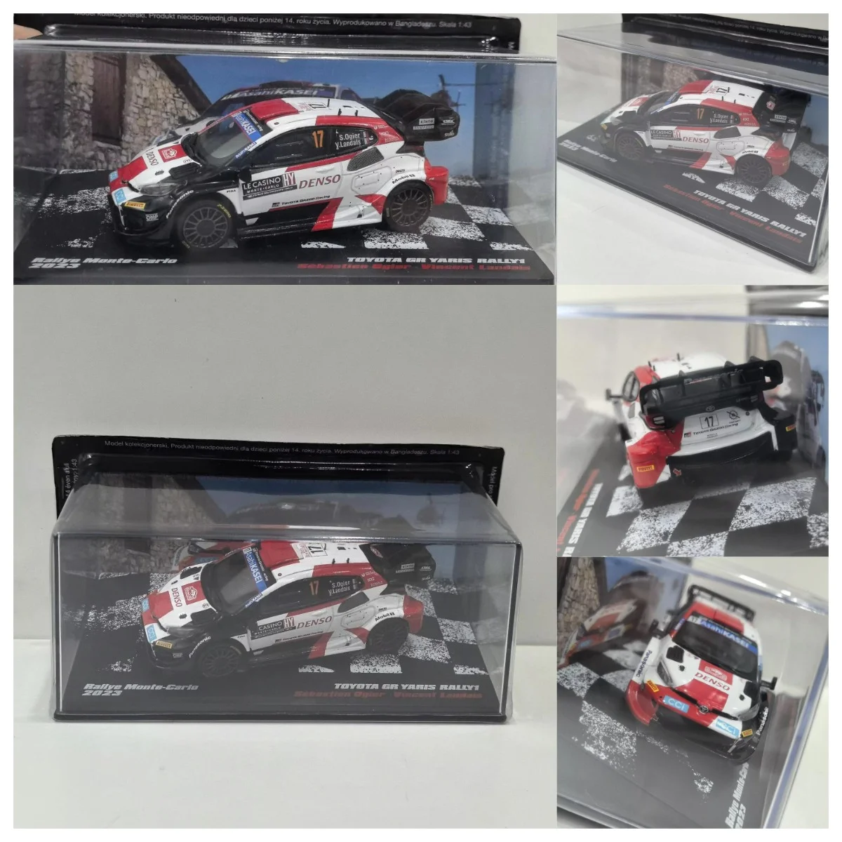

IXO Diecast 1/43 Scale TOYOTA GR YARIS # 17 2023 Racing H7 Alloy Car Model