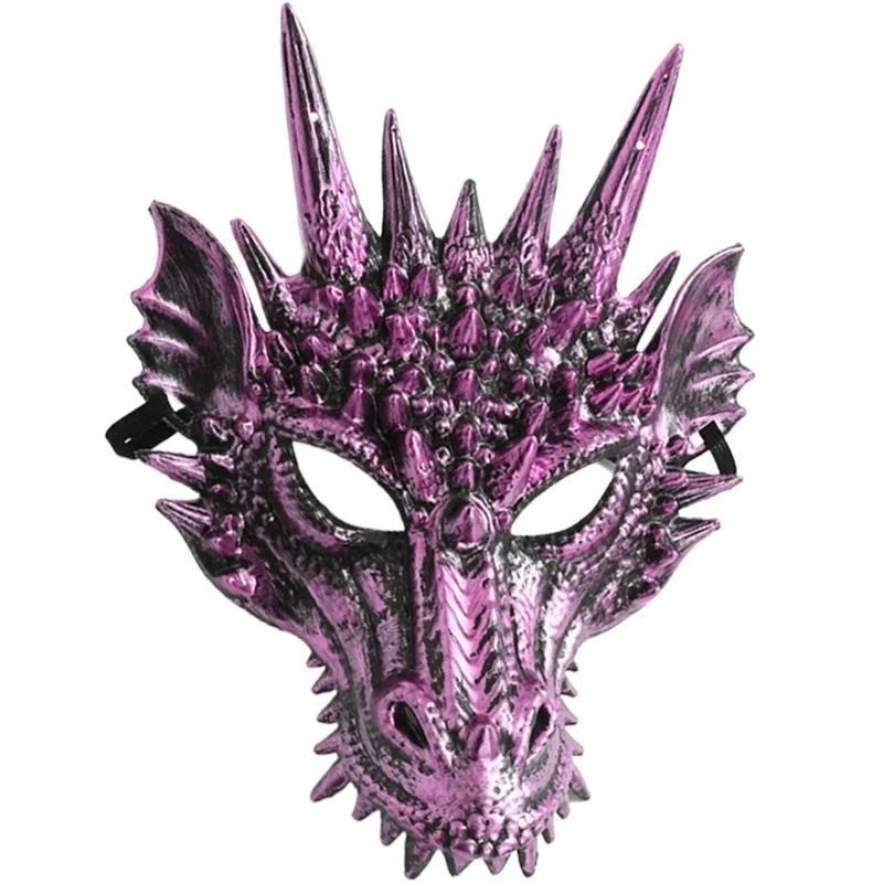 Y5GC Dragon Head Mask for Boy Girl Halloween Festival Party Cosplay Props
