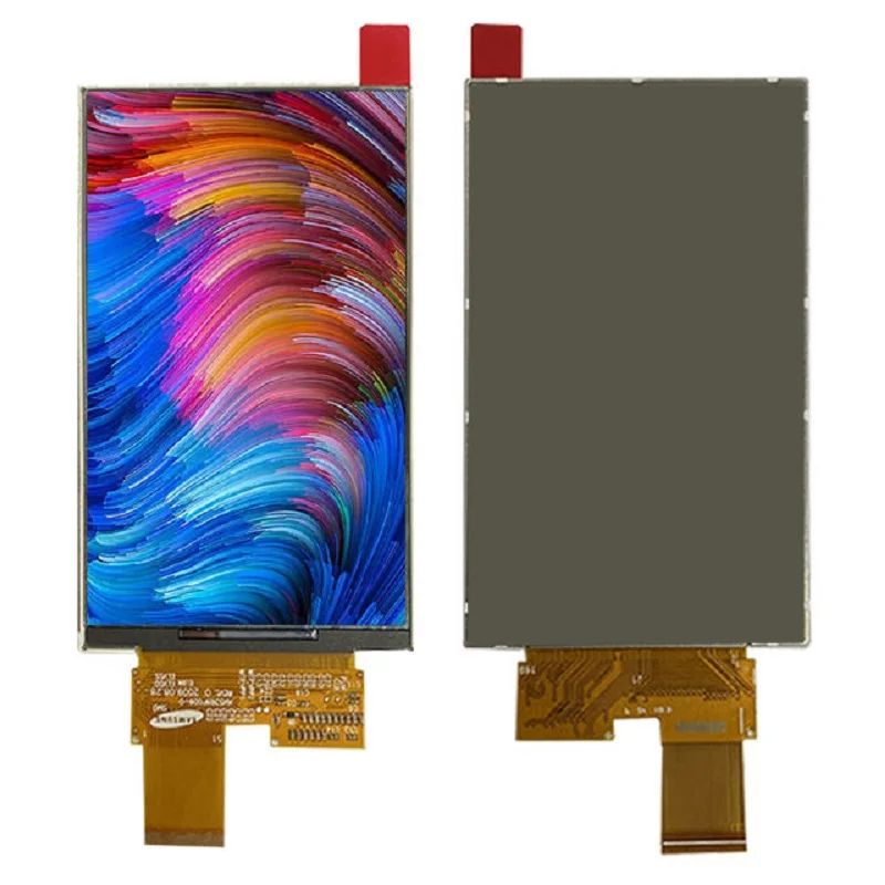 AMS369FG06-0 3.7 Inch OLED Module 480*800 Portrait Viewing All Angle RGB+SPI Interface Display Panel Designed For Mobile Phone