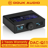 Douk Audio HiFi ESS9038Q2M+AK4493 USB DAC Audio Adapter COAX/OPT Digital to Analog Converter DSD256 DAC-Q11