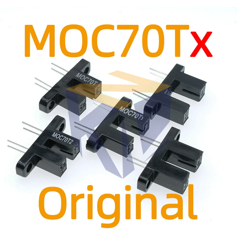 10pcs MOC70T MOC70T2 MOC70T3 MOC70T4 MOC70T5 DIP-4 Slot Type Opto Interrupter Optical Sensors Photointerrupters original