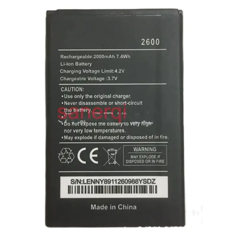 

Для аккумуляторов Wiko 2600 2000 мАч