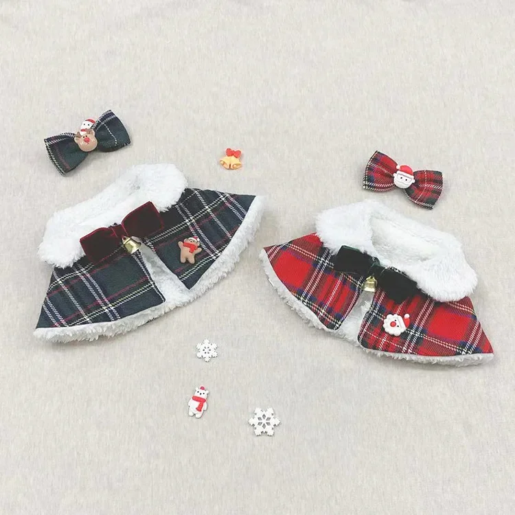 

Dog Christmas Scarf Clothing Autumn/Winter New Year Pet Clothing Cat Shawl Necklace Teddy Maltese Dog Puppy Cloak Pet Clothes