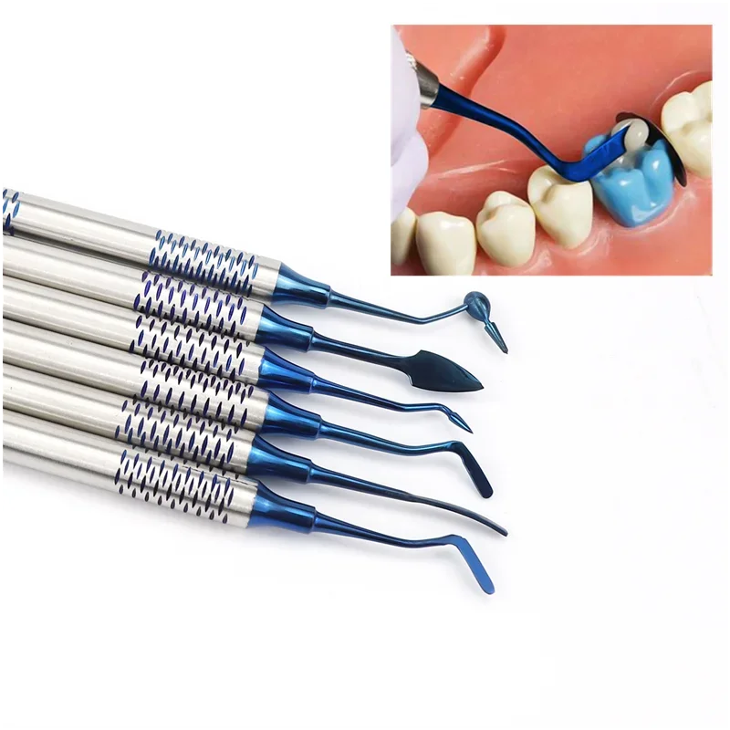 2026 Titanium‑Coated Composite Resin Filling Spatula Set, Thick‑Handled Resin Filler Restoration Kit, Fast Shipping Available