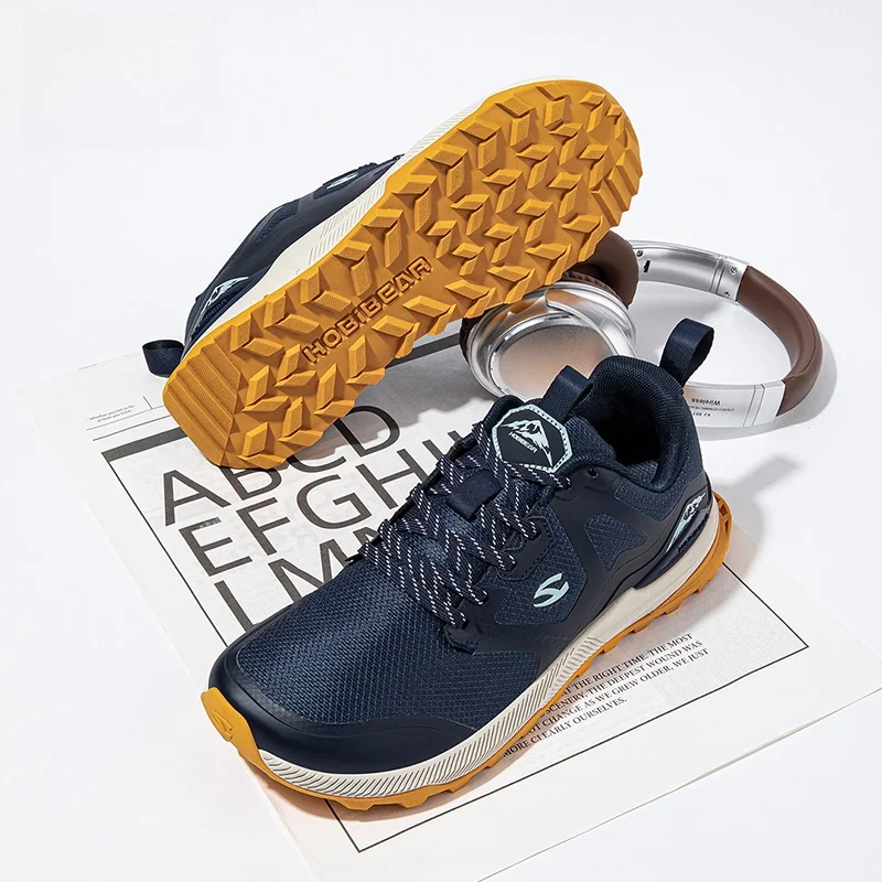 

HOBIBEAR Men's Wide Foot Casual oes Big Toe Bunion Sport oes Comfortable Breathable Low Top Anti-Slip Wear-Resistant