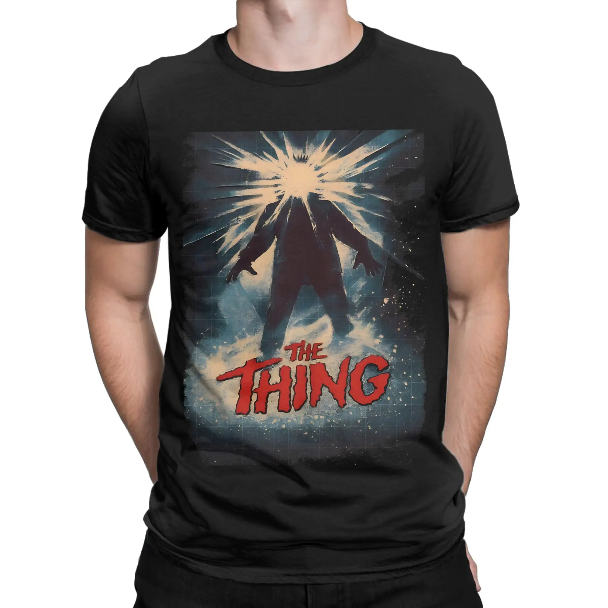 The Thing Movie  Funny 100% Cotton T-Shirt the thing Tops Tees For Men